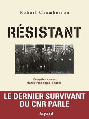cover image of Résistant